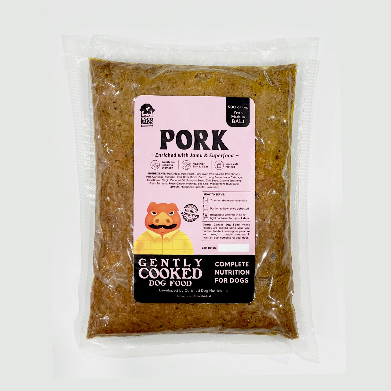 Escobark Cooked Pork