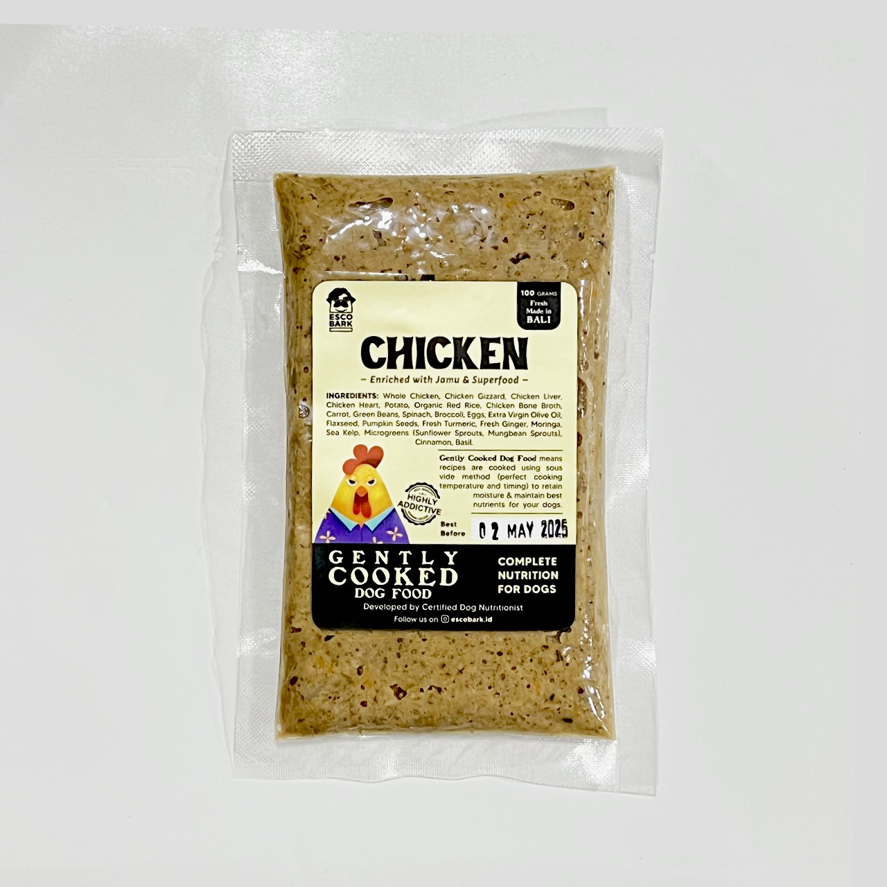 Escobark Cooked Chicken 500gr